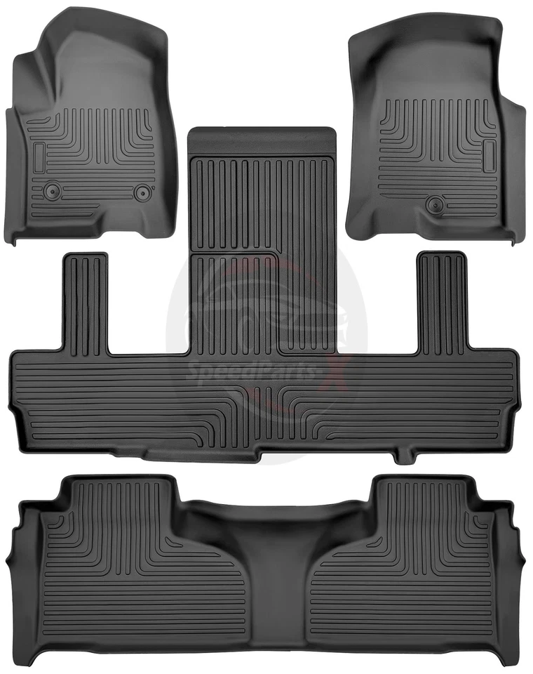 All-Weather Floor Mats For 2021-2024 Chevrolet Suburban 2021-2024 GMC Yukon XL - Изображение 1 из 4