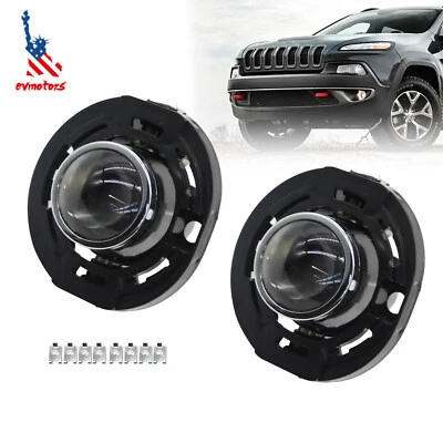 Apto para Dodge Durango 2014 2015-2020 1 par lente transparente parachoques luz antiniebla Foto 1 de 4
