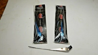 Nuevo juego de 3 brazos limpiaparabrisas de acero inoxidable MG Midget 1973-79 conectores correctos TEX UK Foto 1 de 3