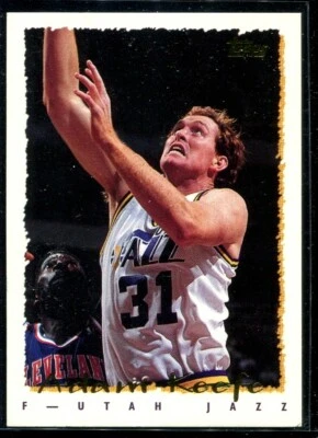 1994 Topps Basketball Adam Keefe #272 Utah Jazz - Image 1 of 2