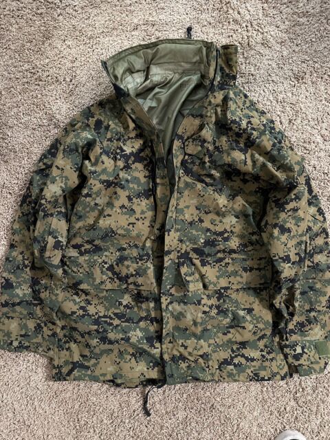USMC GoreTex Jacket APEC Parka MARPAT Woodland Camouflage  Six Gun Surplus