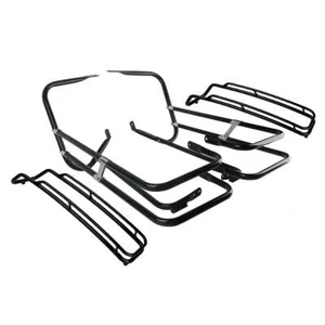 Saddlebag Guard Rail Mounts Bracket Fit For Harley Touring Road Glide 97-08 07 - Picture 1 of 12