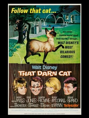 That Darn Cat 16" x 12" Photo Repro Film Poster