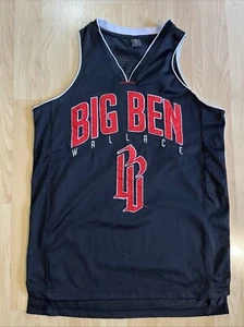 Big Ben Wallace Jersey Men's Medium Black/Red VTG #3 Stitched Basketball - Picture 1 of 7