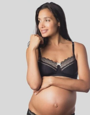 Hotmilk Show Off Luxe Full Cup Maternity & Nursing Bra  40E  $66  *775   - Image 1 of 2