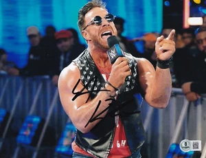 LA Knight signed (WWE) Wrestling Smackdown 8X10 photo BECKETT BAS BP30829 - Picture 1 of 1