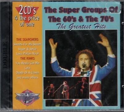 The Searchers/The Kinks - The Super Groups Of The 60's & The 70's - 2-CD in OVP! - Bild 1 von 2