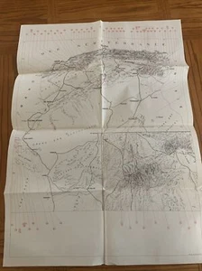 French Map Mer Mediterranee 20 x 28 - Picture 1 of 2