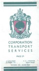 GLASGOW CORPORATION 1949 TIMETABLES ALL SERVICES AND ROUTE MAP