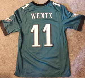 Camiseta de fútbol americano Nike NFL Philadelphia Eagles Carson Wentz para hombre M en el campo - Imagen 1 de 5