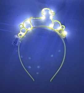 2025 Krewe of Muses Light-Up Crown Tiara Headband Ducks Mardi Gras, New Orleans - Picture 1 of 6