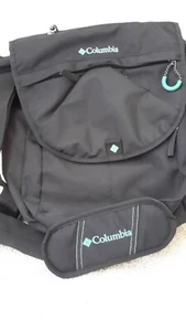 Columbia Gray/Green Expandable Messenger Diaper Baby Bag/Changing  Pad EUC - Picture 1 of 12