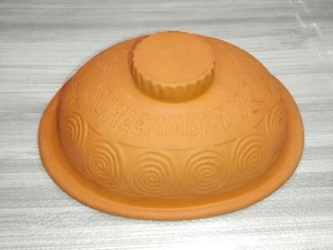 Schlemmertopf Terracotta Clay Baker Pot Cooker Germany. LID ONLY. Display/Replac - Picture 1 of 12