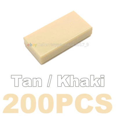 200 nuevas baldosas azules transluces 1 x 2 piezas planas suaves transparentes al agua Foto 1 de 4