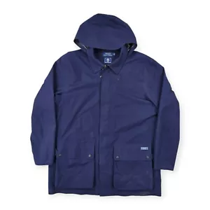 Polo Ralph Lauren Wimbledon Giacca Impermeabile Blu Uomo XL - Foto 1 di 11