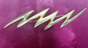 Broche broche broche broche broche garabato moderno mediados de siglo metal dorado de mediados de siglo - Imagen 1 de 5