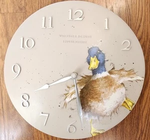Wall Clock Decorative Wall Mounted  Cute Animal Wall Clock Decor "DUCK" - Picture 1 of 2