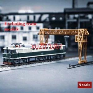 1/160 N Scale Miniature Crane Train Architectural Scene Display Model Railway - Picture 1 of 11