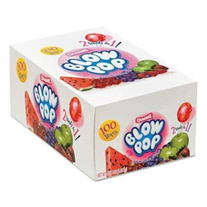 Charms Blow Pop Bubble Gum Filled Lollipop Assorted Flavor 100 Ct 3 Pack - Picture 1 of 8