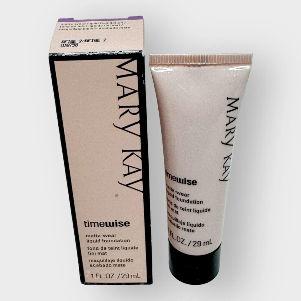 Mary Kay Matte Wear Liquid Foundation - Beige 2 NEW IN BOX NIB - Image 1 of 1