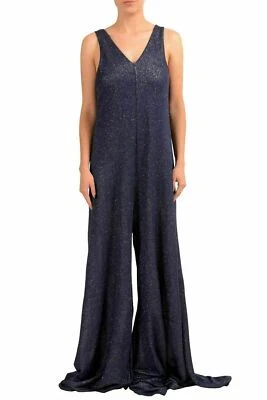 Mono para mujer Maison Margiela MM6 brillante sin mangas pierna ancha EE. UU. M IT 42 Foto 1 de 4