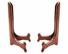 SET 2 PEZZI SUPPORTI SUPPORTO REGGI PORTA PIATTI DA CM 20 X 10 IN LEGNO LACCATO