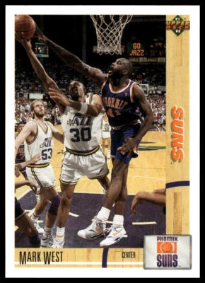 1991-92 Upper Deck #115 Mark West - Image 1 of 2