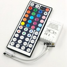 24-44 Key IR Remote Controller Box AC / DC 12V For LED RGB 3528 5050 Light Strip