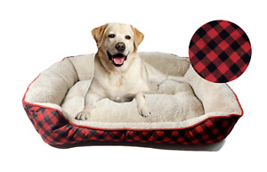 Orthopedic Pet Calming Bed Soft Warm Cat Dog Nest House X-L Large Washable Mat