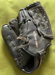 Guante de béisbol LHT Easton Mako Elite MKESP1250 negro BONITO roto en lanzamiento lento - Imagen 1 de 6