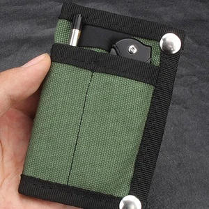 (Grün) Tragbare EDC Tasche Kompakt Faltbare Ordentliche Speicherkartentasche CU - Bild 1 von 13