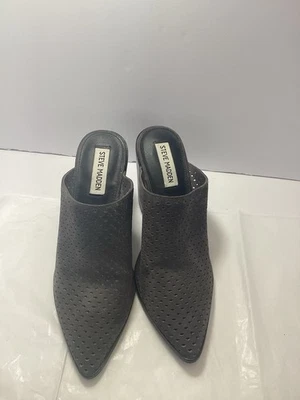 Steve Madden Mujer Gris Gamuza Pump-Boot-Mules Talla 8 Foto 1 de 4