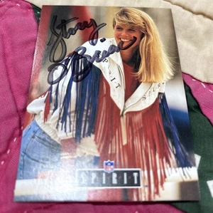 1991 Pro Line Portraits Stacy O'Brien Auto Autograph Jets - Picture 1 of 8