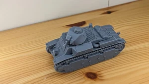 Renault D2 Medium Tank 3D Printed WW2 Model | Bolt Action Compatible | Resin - Picture 1 of 4