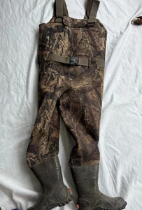 Game Winner Sportsman TRKR-X 400 Insulated Waders Boots Camo Neoprene Size 7 - Picture 1 of 16