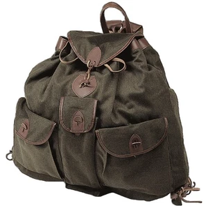Fritzmann Jagdrucksack mit Lederriemen und Schweißeinlage lautlos aus Loden NEU - Picture 1 of 2