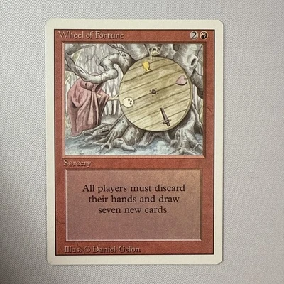 MTG Wheel Of Fortune Revised English Magic The Gathering LP - Image 1 of 3