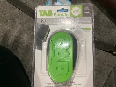 we r memory keepers tab punch new in pack - Image 1 of 3