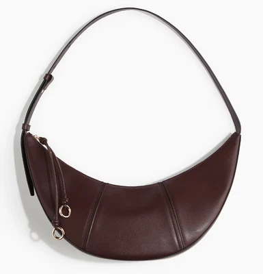 H&M Bolso de Hombro Curvo Recubierto Mujer Bolso de Mano Borgoña - H&M Original 2025 Foto 1 de 4