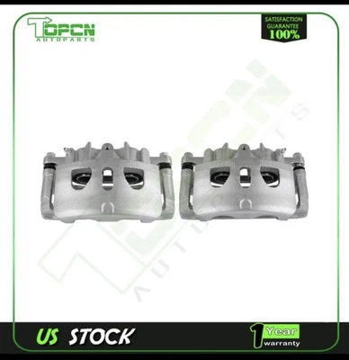 2PCS Front Brake Calipers Kit For 2013-2015 Lincoln MKS 2013-2016 Ford Explorer - Image 1 of 4