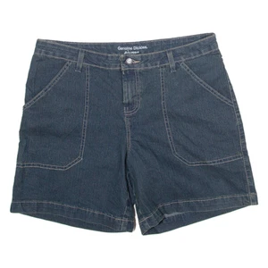 DICKIES Womens Denim Shorts Blue Relaxed L W34 - Picture 1 of 6