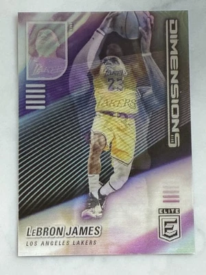 2021-22 Panini Donruss Elite Dimensions LeBron James Case Hit Lenticular 3D SSP - Image 1 of 3