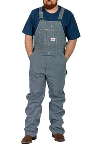Hickory Stripe Overalls 46X30 Roundhouse Brand - Picture 1 of 4