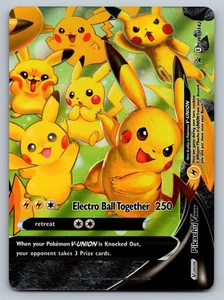 Pikachu V-Union Promo SWSH: Sword & Shield Promo Cards SWSH142 NM - Picture 1 of 2