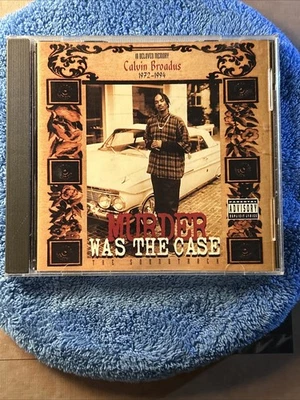 Murder Was the Case Soundtrack Snoop Dog & Dr. Dre (1995, Death Row, CD) - Image 1 of 3
