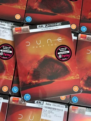 Dune Part Two 2 4K Ultra HD Blu-ray Limited Edition HMV UK Exclusive Steelbook - Image 1 of 4