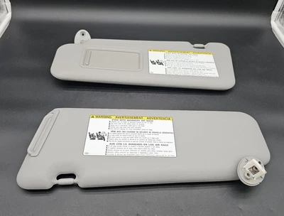 Toyota Highlander 2008-2013 conductor y pasajero diestro lado derecho parasol par gris Foto 1 de 4