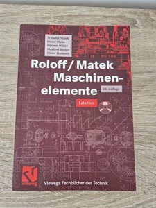 Roloff / Maschinenelemente 15. Auflage Tabellen Neuwertig  - Bild 1 von 2