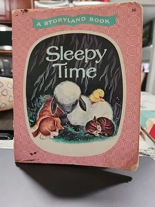 Vintage A Storyland Book Sleepy Time 1963 Watkins Strathmore Hardcover - Bild 1 von 4