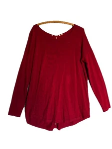 Weiche Umrandung kuschelweicher Pullover Pulli L/XL hinten Knopfdetail Herbst Resort - Bild 1 von 7